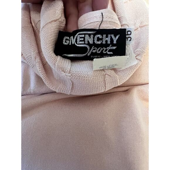 VTG Givenchy Sport Pink Turtleneck Qiana Nylon Size 36 - Picture 12 of 13